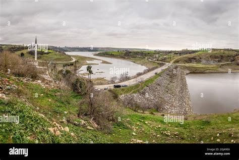 The view from the village of Samlar, which is located on the